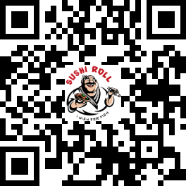 Scan QR code to view SushiRoll Iraq menu